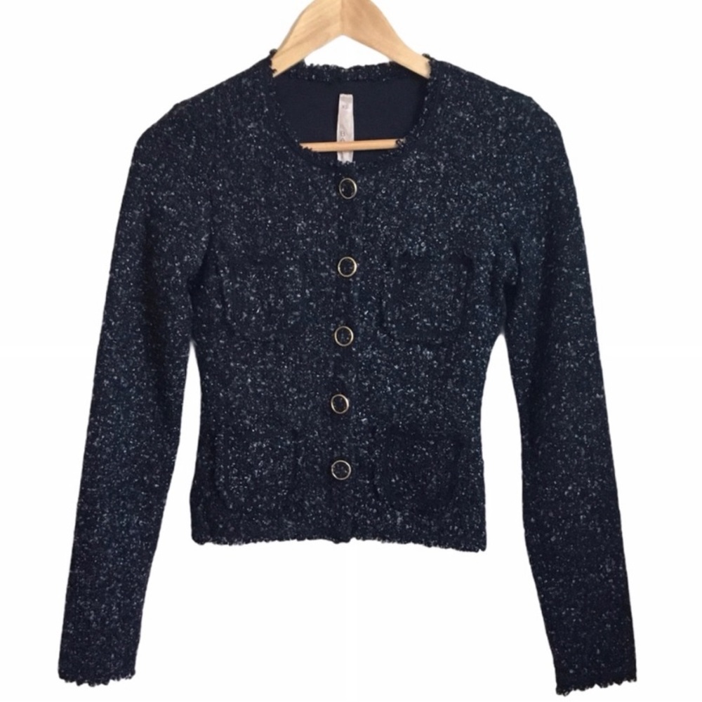 bailey 44 tweed jacket boucle XS